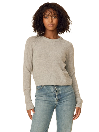 Blakely Cashmere Pullover - Heather Grey
