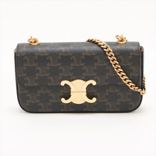 Celine Triomphe Chain Shoulder Bag - Monogram