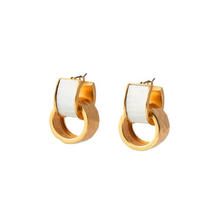 Two Piece Gold Hoop - Dunmore