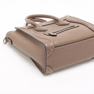 Celine Greige Nano Luggage Shopper