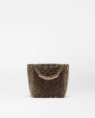 Mini Metro Tote Deluxe II - Pecan Brown Velvet