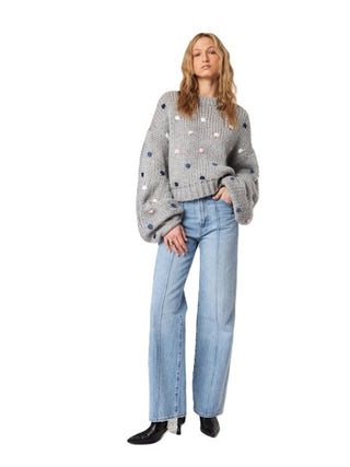 Greyson Sweater - Dotted Shadow