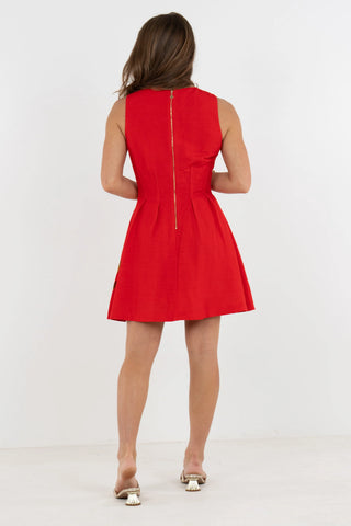 Emily McCarthy Vivi Dress - Dragon Fruit&nbsp;