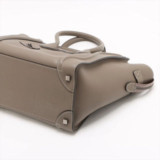 Celine Greige Mini Luggage Shopper