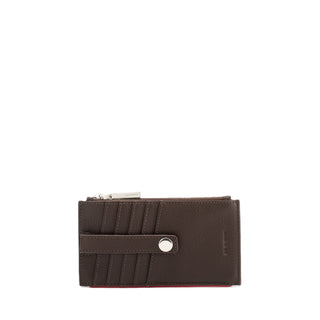 210 West Wallet - Espresso Pebble/Silver