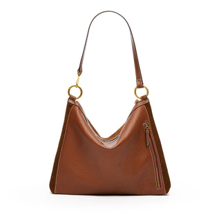 Hammitt Kyle Lrg - Cinnamon Suede/Antique Gold