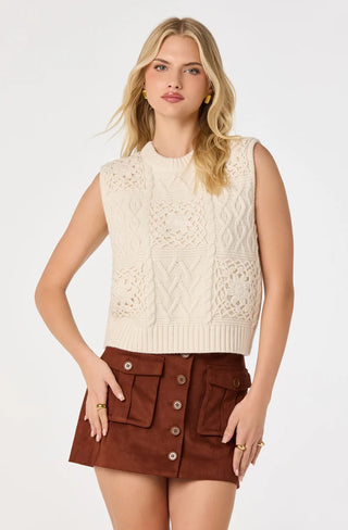 Astr Edlyn Sweater - Cream
