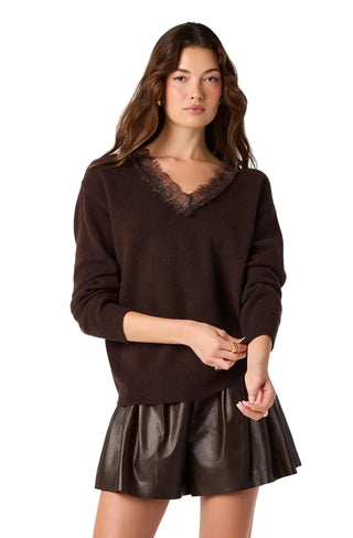 Astr Jadyn Sweater - Brown