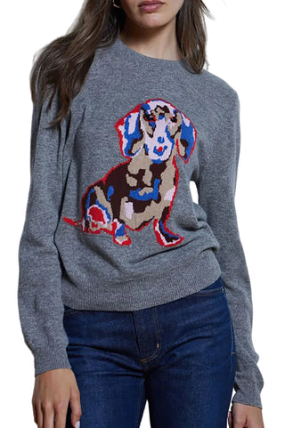 Autumn Cashmere Dachshund Crew - Mojave Combo