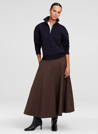 A.L.C. Aminah Skirt - Coffee