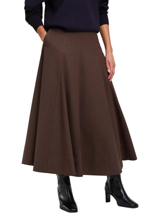 A.L.C. Aminah Skirt - Coffee