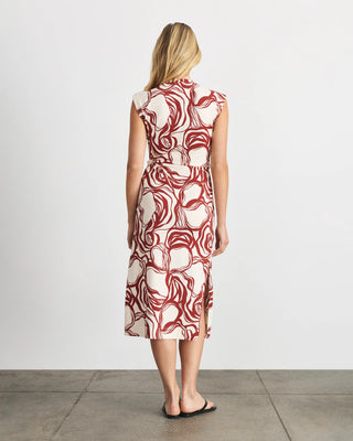 Tanya Taylor Aurora Dress - Cream Redwood Multi