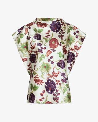 Tanya Taylor Adrien Top - Cream Multi
