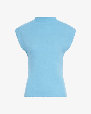 Tanya Taylor Adrien Cashmere Turtleneck - Shadow Blue