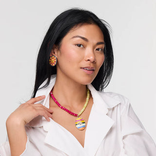 Mignonne Amaya Necklace - Pink Multi
