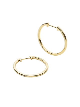 Ana Luisa Lo Slim Endless Hoops - Medium - Gold