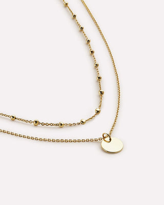Ana Luisa Willow Coin Necklace Set - Gold