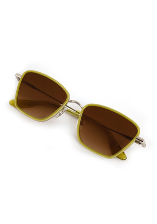 Krewe Bella | Silver + Chartreuse - Silver + Chartreuse