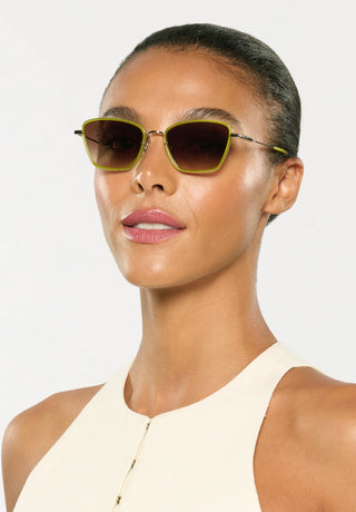 Krewe Bella | Silver + Chartreuse - Silver + Chartreuse