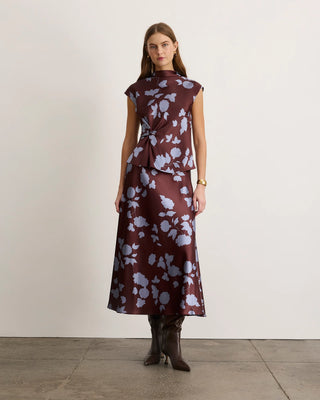 Tanya Taylor Beth Skirt - Deep Redwood Multi