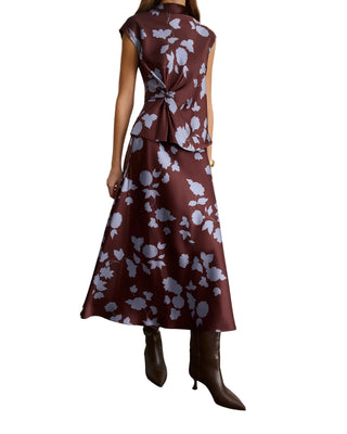 Tanya Taylor Beth Skirt - Deep Redwood Multi