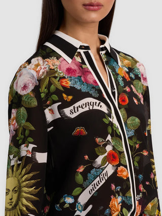 Willa Plkt Top - Solar Strength Black