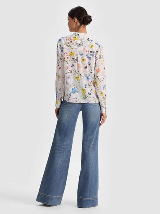 Alice and Olivia Willa Top - Twisting off the Vines
