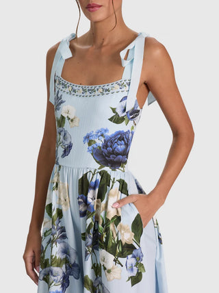 Alice + Olivia Rosalee Wide Leg Jumpsuit - Fly Away