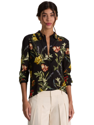 Alice + Olivia Willa Top - Desert Springs Black