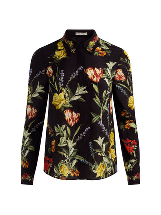 Alice + Olivia Willa Top - Desert Springs Black