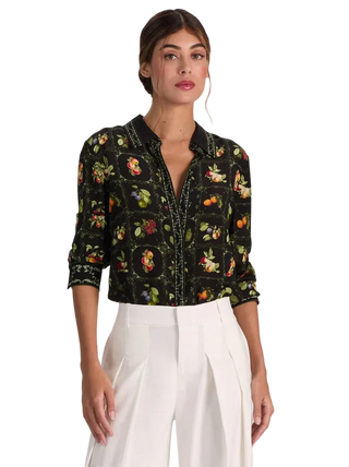 Alice + Olivia Willa Top - Harvest