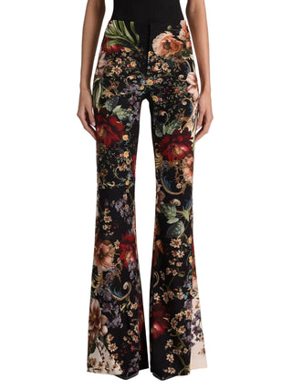 Alice + Olivia Andrew Mr. Bootcut Slim Pant - Floral Radiance