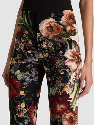 Alice + Olivia Andrew Mr. Bootcut Slim Pant - Floral Radiance