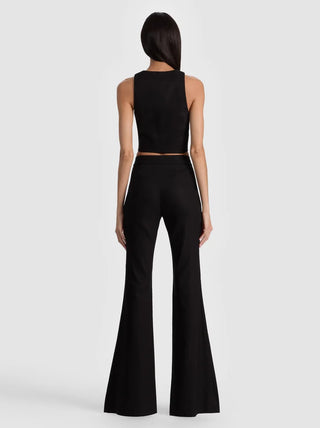 Alice + Olivia Linden Bootcut Trouser - Black