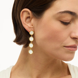 Brackish Multi Bezel Drop Earring - Amy