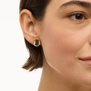 Bezel Jacket Earring - Emily