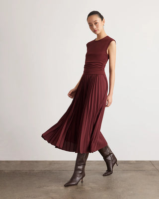Tanya Taylor Carly Dress - Deep Redwood