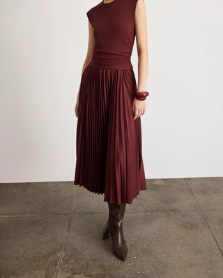 Tanya Taylor Carly Dress - Deep Redwood