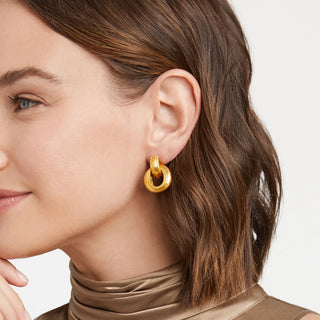 Julie Vos Cannes Doorknocker Earring - Gold