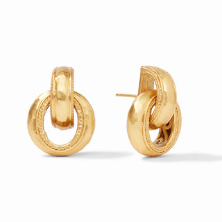 Julie Vos Cannes Doorknocker Earring - Gold