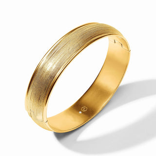 Cobblestone Hinge Bangle - Gold
