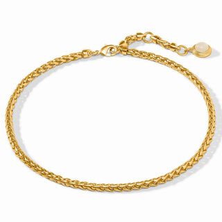 Cobblestone Link Necklace - Gold