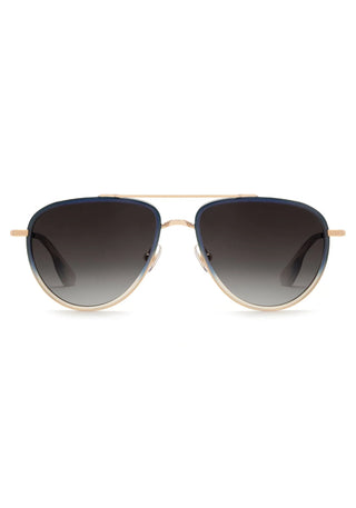 Krewe Sunglasses Coleman | 18k Matte Indigo Fade + Gravity - 18k Matte Indigo Fade +/Gravity