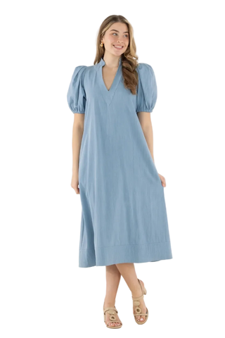 Hampton Dress - Denim