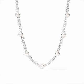 Julie Vos Dolce Delicate Station Necklace - Pearl