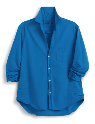 Tailored Button Up Shirt - Lapis Denim