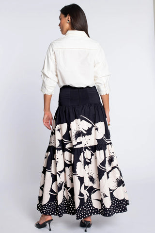 Elizabeth James Penelope Skirt - Dot Floral