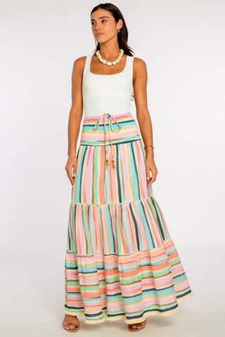 Elizabeth Cleo Convertible Dress - Sherbet Stripe