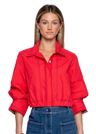 Elizabeth Carter Top - Red Apple