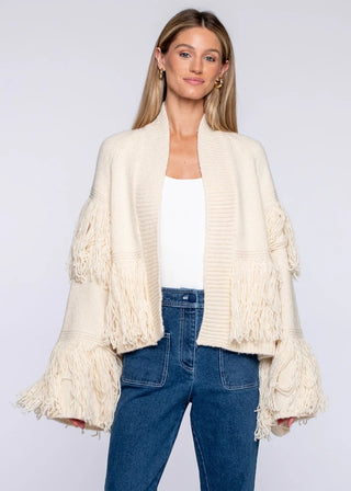 Elizabeth James Carmen Cardigan - Ivory
